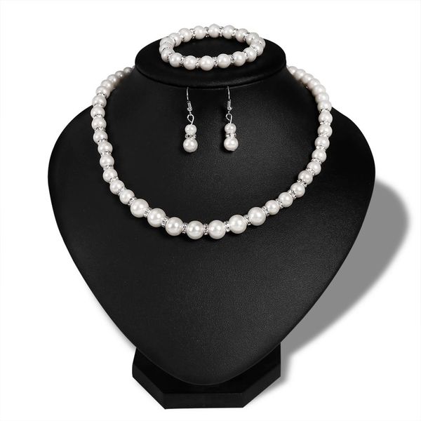 elegant women faux pearl bead necklace hook earrings bracelet party wedding bridal jewelry new, Silver
elegant women faux pearl bead necklace hook earrings bracelet party wedding bridal jewelry new, Silver