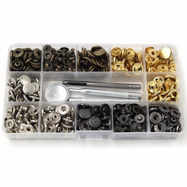 40-120 pcs /pack set leather craft metal clothing snap button fasteners press studs diy leather craft snap buttons push
40-120 pcs /pack set leather craft metal clothing snap button fasteners press studs diy leather craft snap buttons push