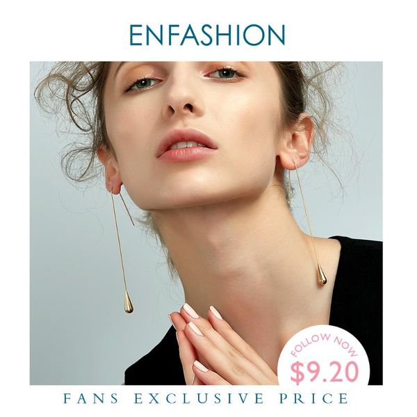 enfashion water drop shape dangle earrings gold color earings drop earrings for women long earring fashion jewelry brinco, Silver
enfashion water drop shape dangle earrings gold color earings drop earrings for women long earring fashion jewelry brinco, Silver