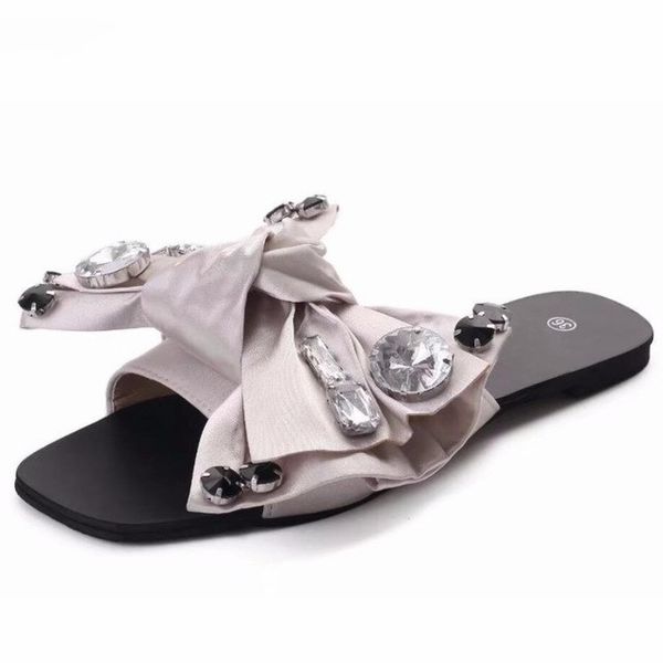 beach slides fashion solid women shoes with rhinestone butterfly-knot woman sandals summer flats size 35-40, Black
beach slides fashion solid women shoes with rhinestone butterfly-knot woman sandals summer flats size 35-40, Black