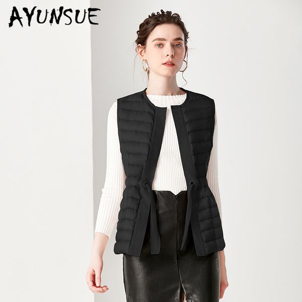 ayunsue winter coat female fashion women's down jacket 2019 korean warm slim fit duck down sleeveless women's jacket hiver lw741, Black
ayunsue winter coat female fashion women's down jacket 2019 korean warm slim fit duck down sleeveless women's jacket hiver lw741, Black