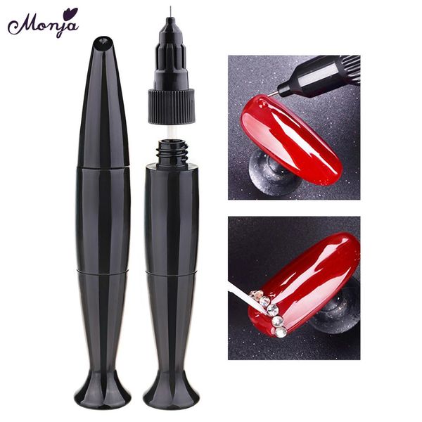 monja nail art 2 ways rhinestones dotting nail glue needle brush jewelry gems tips diy clear adhesive manicure decoration tools, Red;pink
monja nail art 2 ways rhinestones dotting nail glue needle brush jewelry gems tips diy clear adhesive manicure decoration tools, Red;pink