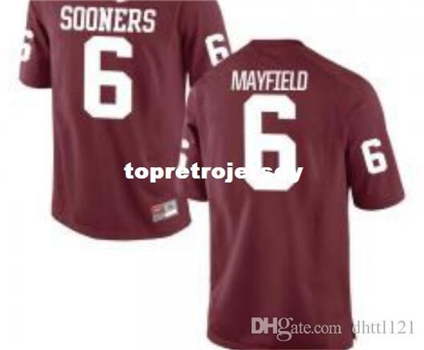 men #6 cardinal baker mayfield oklahoma sooners alumni jersey stitched football jerseys ncaa, Black;red
men #6 cardinal baker mayfield oklahoma sooners alumni jersey stitched football jerseys ncaa, Black;red
