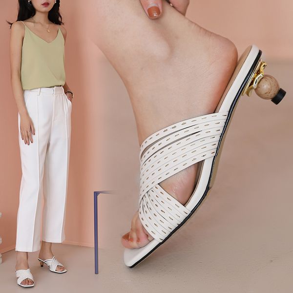 narrow band summer slippers for women elegant high heels pumps night club party open toe shoes woman strange heels, Black
narrow band summer slippers for women elegant high heels pumps night club party open toe shoes woman strange heels, Black