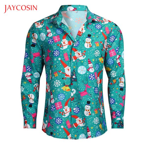 joycosin men shirt 2019 christmas male clothes casual fashion slim fit santa claus print long sleeve v-neck shirt party, White;black
joycosin men shirt 2019 christmas male clothes casual fashion slim fit santa claus print long sleeve v-neck shirt party, White;black