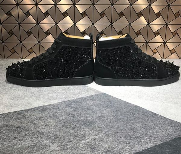 2019 Роскошный повседневный ботинок Man Red Bottom Sneaker Flat Новый дизайнер зашнуровать выс 
2019 Роскошный повседневный ботинок Man Red Bottom Sneaker Flat Новый дизайнер зашнуровать выс