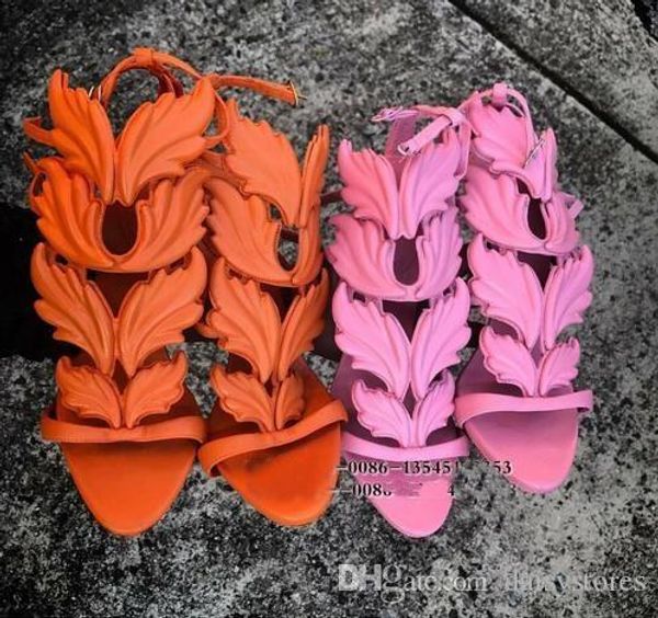 2017 lady angel wings black nude thin high heels sandals gladiator rome wedge women golden leaf leather pumps shoes
2017 lady angel wings black nude thin high heels sandals gladiator rome wedge women golden leaf leather pumps shoes