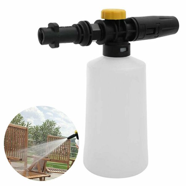 750ml high pressure quick connector washer bottle gun snow foam soap spray nozzles water jet pump adapter cannon cleaning tool
750ml high pressure quick connector washer bottle gun snow foam soap spray nozzles water jet pump adapter cannon cleaning tool