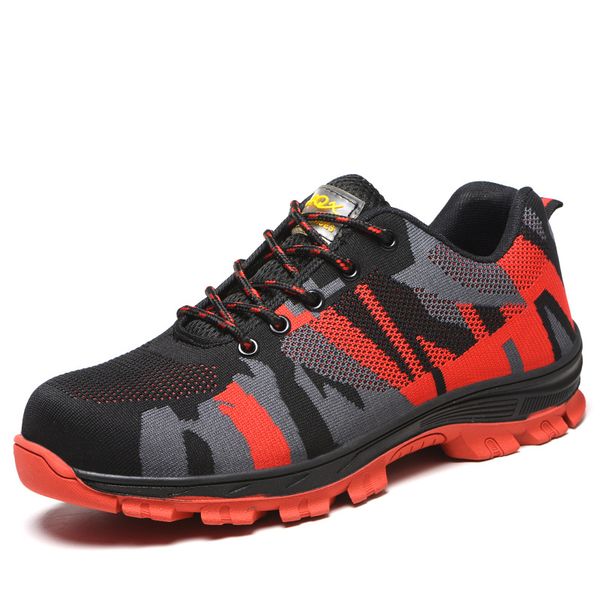 men casual big size comfortable steel toe cap work safety shoes non-slip outdoor worker shoe zapatos de seguridad protection man, Black
men casual big size comfortable steel toe cap work safety shoes non-slip outdoor worker shoe zapatos de seguridad protection man, Black