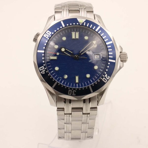 omge luxury mens mechanical professional 300m james bond 007 blue dial sapphire automatic watch men's men watches self-wind wristwatche, Slivery;brown
omge luxury mens mechanical professional 300m james bond 007 blue dial sapphire automatic watch men's men watches self-wind wristwatche, Slivery;brown