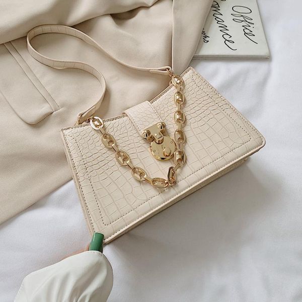 chain design crocodile pattern small pu leather armpit bag for women 2020 summer shoulder handbags crossbody bag
chain design crocodile pattern small pu leather armpit bag for women 2020 summer shoulder handbags crossbody bag