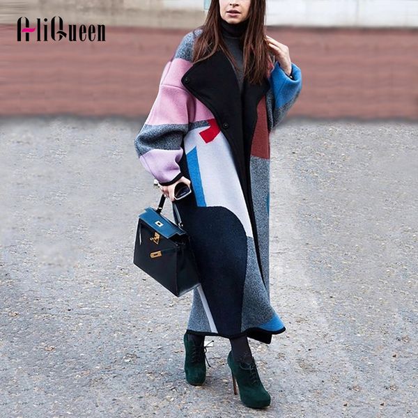2019 autumn winter long trench jacket women casual oversize plaid coat ladies thickness warm pocket coat loose jacket outerwear, Black
2019 autumn winter long trench jacket women casual oversize plaid coat ladies thickness warm pocket coat loose jacket outerwear, Black
