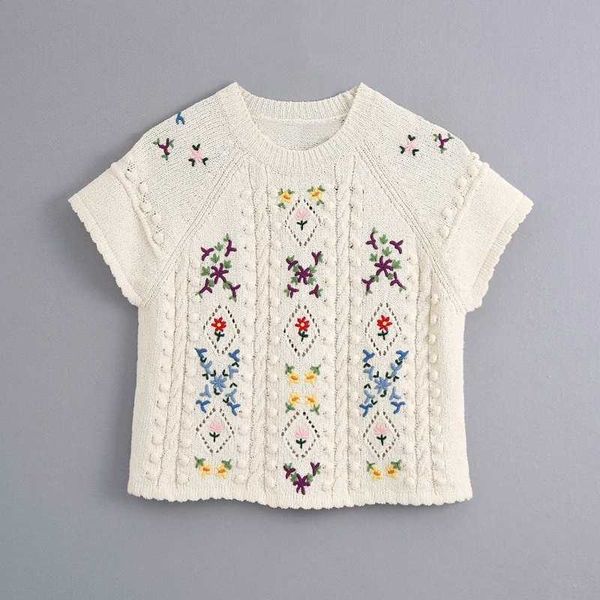 women's sweaters women fashion floral embroidery short sleeve knitting casual slim sweater female ball stitching retro pullover s263, White;black
women's sweaters women fashion floral embroidery short sleeve knitting casual slim sweater female ball stitching retro pullover s263, White;black