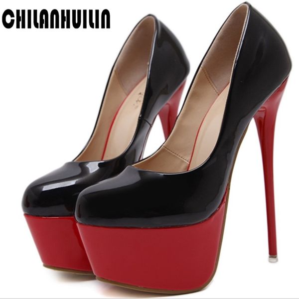 platform pumps super thin high heels shoes women spring shoes lady pointed toe gladiator party dress women plus size, Black
platform pumps super thin high heels shoes women spring shoes lady pointed toe gladiator party dress women plus size, Black