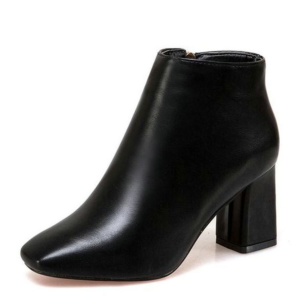 2018 new ankle women's black boots autumn elegant concise shoes woman high heels female comfortable rain footwear for working
2018 new ankle women's black boots autumn elegant concise shoes woman high heels female comfortable rain footwear for working