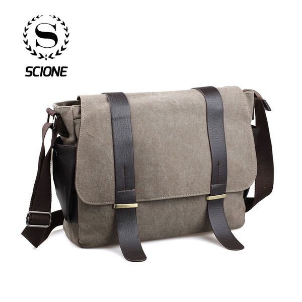 scione men's canvas messenger bags vintage pu leather office briefcase travel school teenager satchels shoulder bag
scione men's canvas messenger bags vintage pu leather office briefcase travel school teenager satchels shoulder bag