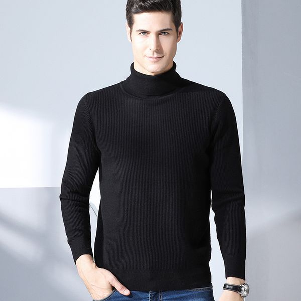 grevol men warm casual 100% wool thick sweater new full wool pullovers turtleneck collar sweater men's striped 8109, White;black
grevol men warm casual 100% wool thick sweater new full wool pullovers turtleneck collar sweater men's striped 8109, White;black