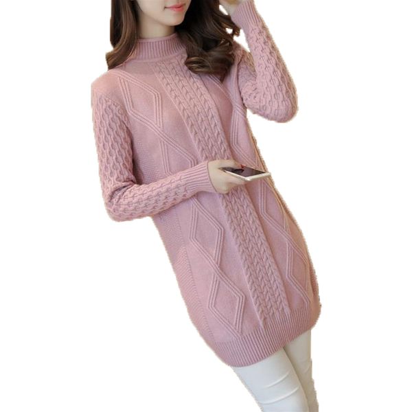 thick warm women turtleneck 2019 winter women sweaters and pullovers knit long sleeve sweater female jumper, White;black 
thick warm women turtleneck 2019 winter women sweaters and pullovers knit long sleeve sweater female jumper, White;black