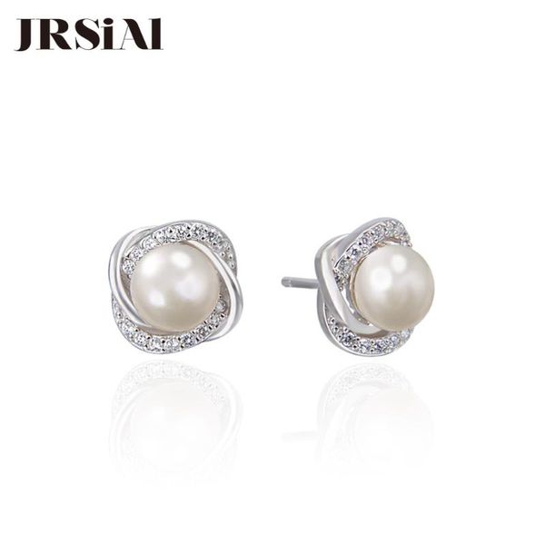 jrsial 925 sterling silver jewelry pearl earrings korean fashion zircon earrings bead simple woman, Golden;silver
jrsial 925 sterling silver jewelry pearl earrings korean fashion zircon earrings bead simple woman, Golden;silver