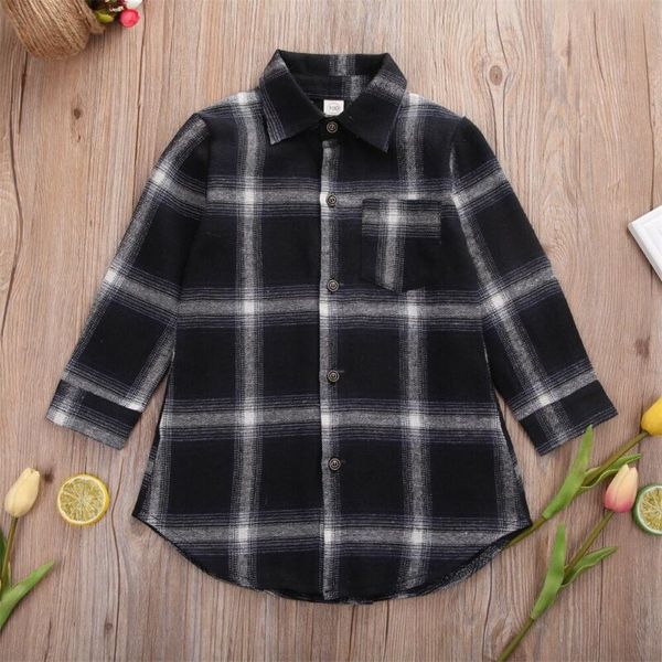 brand 1-7y baby kid boy girl clothes black plaid shirt checked button down shirt long sleeve blouse button autumn outfit, White;black
brand 1-7y baby kid boy girl clothes black plaid shirt checked button down shirt long sleeve blouse button autumn outfit, White;black