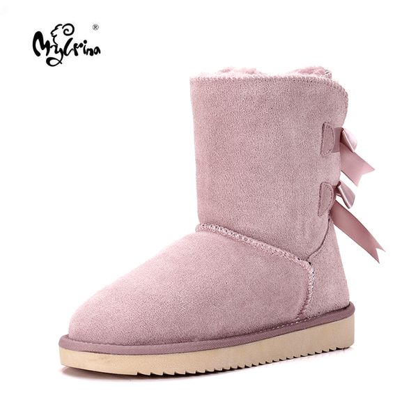 mylrina australia classic lady shoes winter waterproof genuine cowhide leather women snow boots, Black
mylrina australia classic lady shoes winter waterproof genuine cowhide leather women snow boots, Black