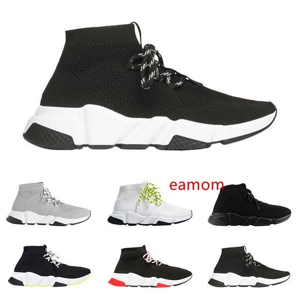 2019 men women designer socks shoes speed trainer lace up mid black white yellow fashion mens trainers casual platform sneakers
2019 men women designer socks shoes speed trainer lace up mid black white yellow fashion mens trainers casual platform sneakers