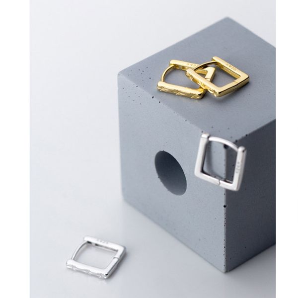 925 sterling silver earring geometric square hoop earrings for women fashion jewelry female ear hoops brinco pendientes, Golden;silver
925 sterling silver earring geometric square hoop earrings for women fashion jewelry female ear hoops brinco pendientes, Golden;silver