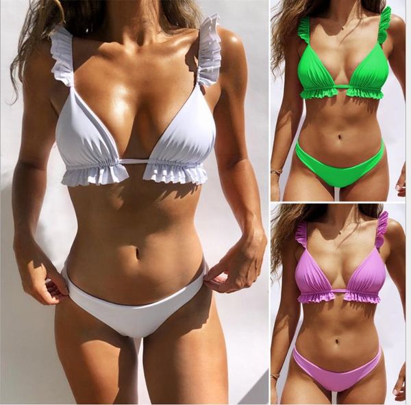купальники euro-american lotus leaf bikini feeling купальники pure color band
купальники euro-american lotus leaf bikini feeling купальники pure color band