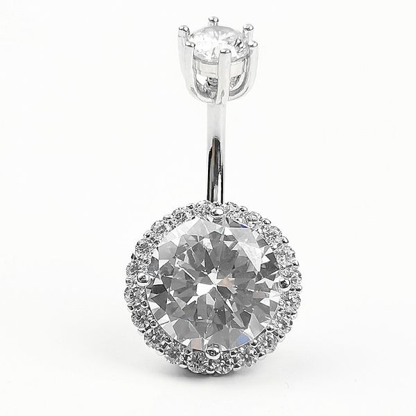 925 sterling silver belly button buckle european and american human puncture anti-allergic round zircon belly button nail umbilical silver
925 sterling silver belly button buckle european and american human puncture anti-allergic round zircon belly button nail umbilical silver