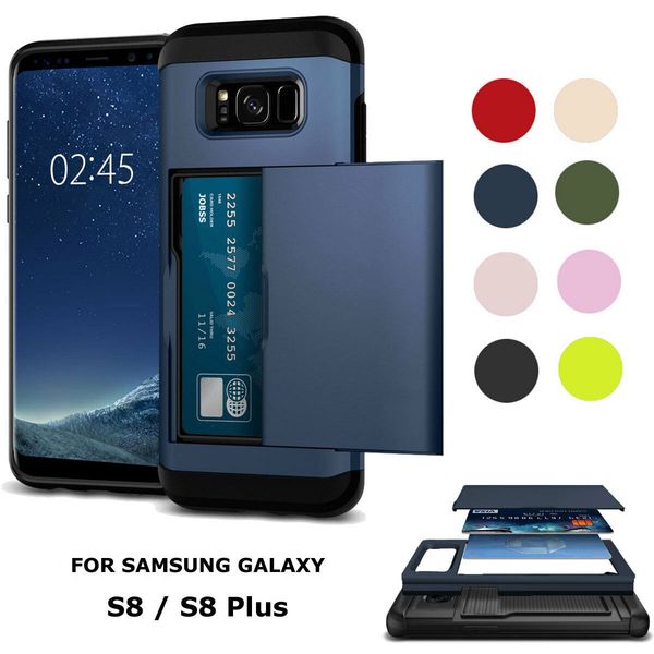 luxury heavy duty armor with slide card slot wallet shockproof thin phone case cover for iphone 6 7 8 plus xs samsung s6 s7 s8 s9 note 9 8
luxury heavy duty armor with slide card slot wallet shockproof thin phone case cover for iphone 6 7 8 plus xs samsung s6 s7 s8 s9 note 9 8