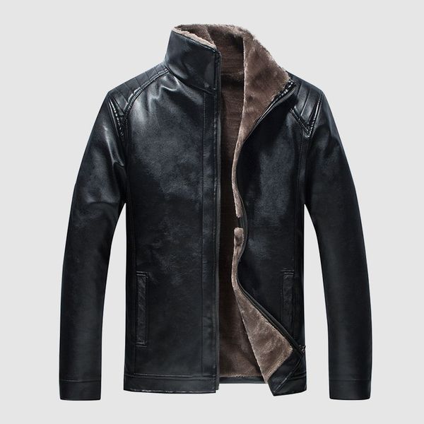leather jacket men coats winter motorcycle male brand thick windbreaker pu jackets male outwear warm pu jackets, Black
leather jacket men coats winter motorcycle male brand thick windbreaker pu jackets male outwear warm pu jackets, Black