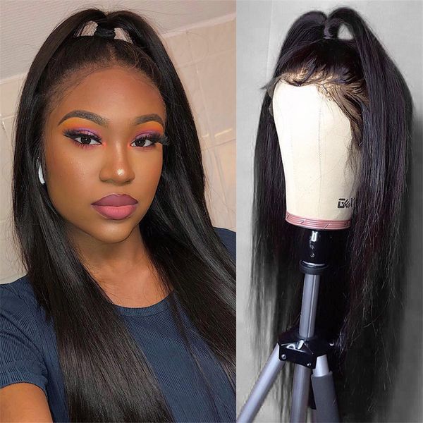 brazilian lace front human hair wigs 4x4 & 13x4 closure lace wigs non remy hair wigs straight lace front wig, Black
brazilian lace front human hair wigs 4x4 & 13x4 closure lace wigs non remy hair wigs straight lace front wig, Black