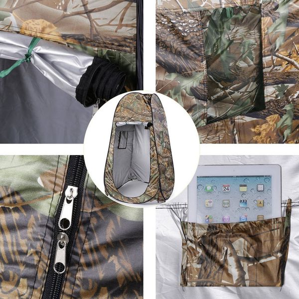 outdoor pop up camouflage tent 180t camping shower bathroom privacy toilet changing room shelter single moving folding tents
outdoor pop up camouflage tent 180t camping shower bathroom privacy toilet changing room shelter single moving folding tents