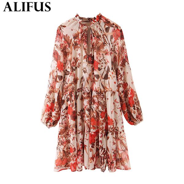 fashion women's dress 2020 chiffon floral chic o collar lantern sleeve elegant loose mini dresses female ladies vestidos, Black;gray
fashion women's dress 2020 chiffon floral chic o collar lantern sleeve elegant loose mini dresses female ladies vestidos, Black;gray