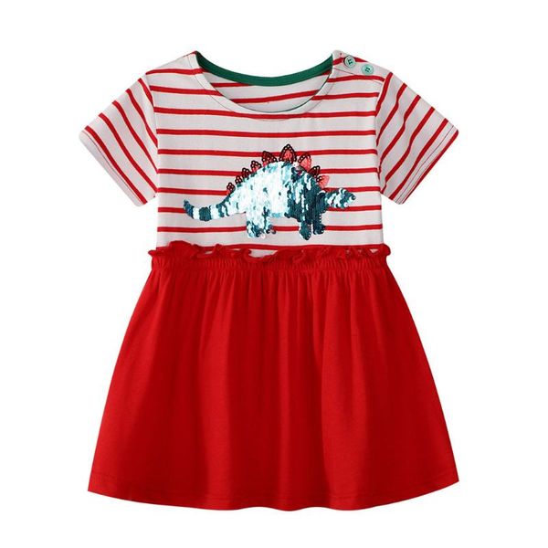 new kids dress clothes children cartoon dinosaur sequins printed striped dresses kids bling patchwork casual dress elbise #lr5, Red;yellow
new kids dress clothes children cartoon dinosaur sequins printed striped dresses kids bling patchwork casual dress elbise #lr5, Red;yellow