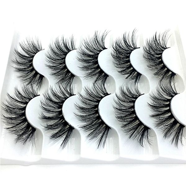 2020 new 5 pairs 100% real mink eyelashes 3d natural false eyelashes mink lashes soft eyelash extension makeup kit cilios 016 
2020 new 5 pairs 100% real mink eyelashes 3d natural false eyelashes mink lashes soft eyelash extension makeup kit cilios 016