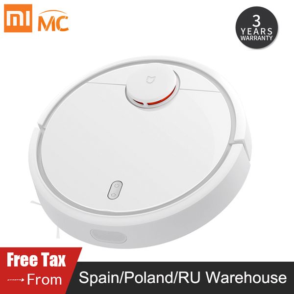 

original xiaomi robot vacuum cleaner for home automatic sweeping charge smart planned wifi mijia app remote control dust cleaner