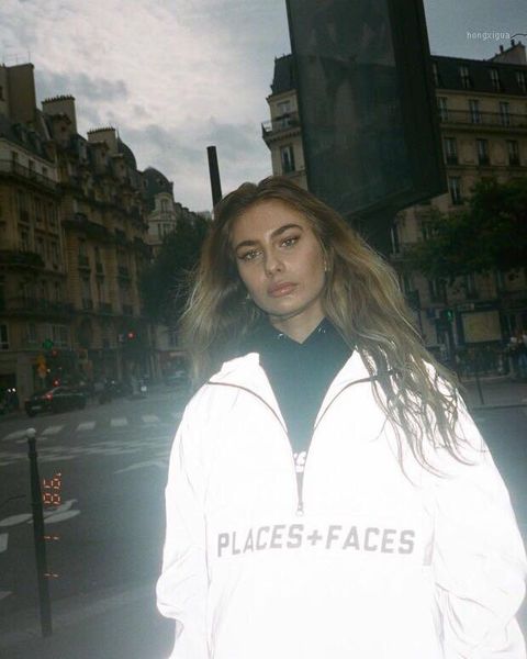 places + faces reflective zip up hooded male and female lovers ofhigh street p+f hoodie1, Black
places + faces reflective zip up hooded male and female lovers ofhigh street p+f hoodie1, Black