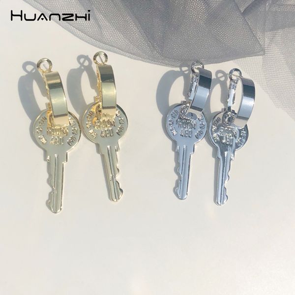 huanzhi 2019 new japan harajuku punk s925 silver pun pin key pendant long gold plating earrings for women girl party gift, Golden
huanzhi 2019 new japan harajuku punk s925 silver pun pin key pendant long gold plating earrings for women girl party gift, Golden