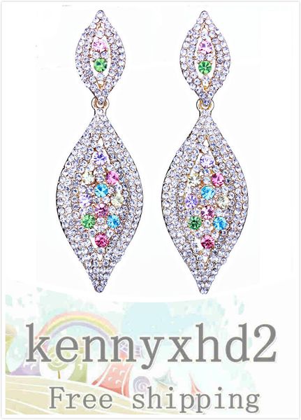 dinner jewellery 2020lady korean luxury diamond crystal earrings, long leaf shape temperament earrings, bridal celebration earrings, Golden
dinner jewellery 2020lady korean luxury diamond crystal earrings, long leaf shape temperament earrings, bridal celebration earrings, Golden
