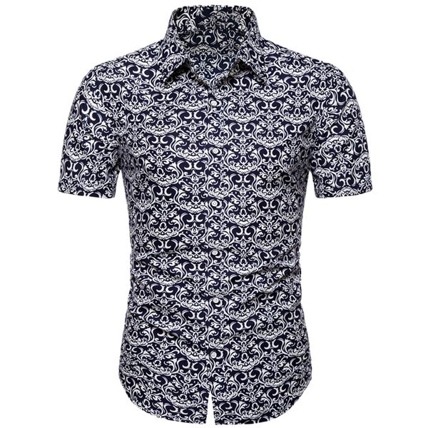summer men shirts blouse casual slim fit short sleeve printed turn-down collar hawaii printing men dress shirts clothing, White;black
summer men shirts blouse casual slim fit short sleeve printed turn-down collar hawaii printing men dress shirts clothing, White;black