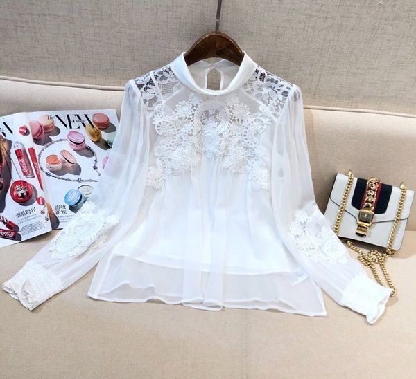 ww0444 fashion women's blouses & shirts 2020 runway luxury european design party style women's clothing, White
ww0444 fashion women's blouses & shirts 2020 runway luxury european design party style women's clothing, White