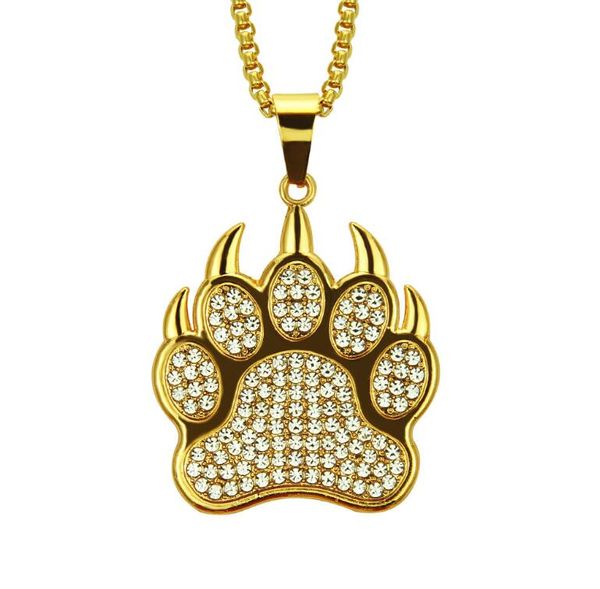 hip hop bear's paw pendant men's pendant necklaces for men women mens pendants gold chain necklace, Silver
hip hop bear's paw pendant men's pendant necklaces for men women mens pendants gold chain necklace, Silver
