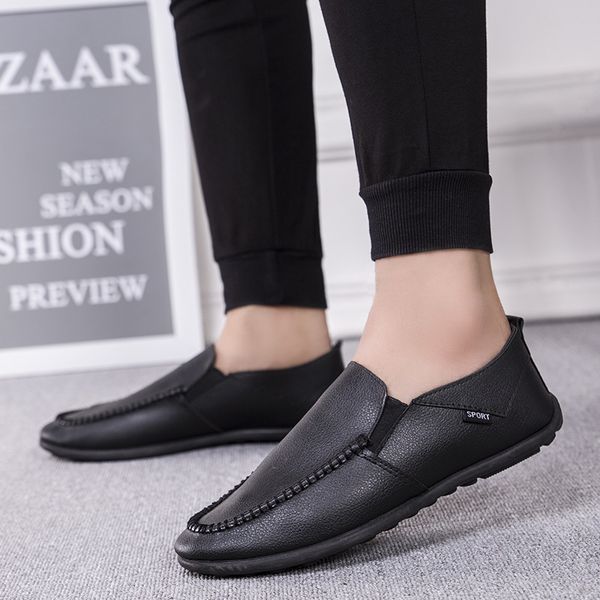 brand new fashion men loafers men leather casual shoes moccasins driving shoes male footwear sneakers, Black
brand new fashion men loafers men leather casual shoes moccasins driving shoes male footwear sneakers, Black