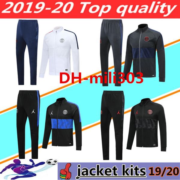 2019 2020 psg soccer jacket survêtement 19 20 paris mbappe icardi football jacket tracksuit air jordam soccer training suit sportswear set, Black
2019 2020 psg soccer jacket survêtement 19 20 paris mbappe icardi football jacket tracksuit air jordam soccer training suit sportswear set, Black