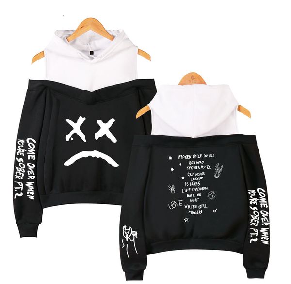 shirt peep 2019lil easy large code dew shoulder strap cap fake two piece sweater female t shirts, Gray;blue
shirt peep 2019lil easy large code dew shoulder strap cap fake two piece sweater female t shirts, Gray;blue