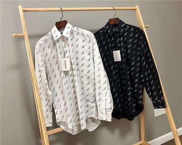 19ss luxurious paris brand bal shirt long sleeve fashion full print logo breathable men and women casual outdoor shirt, Gray;blue
19ss luxurious paris brand bal shirt long sleeve fashion full print logo breathable men and women casual outdoor shirt, Gray;blue