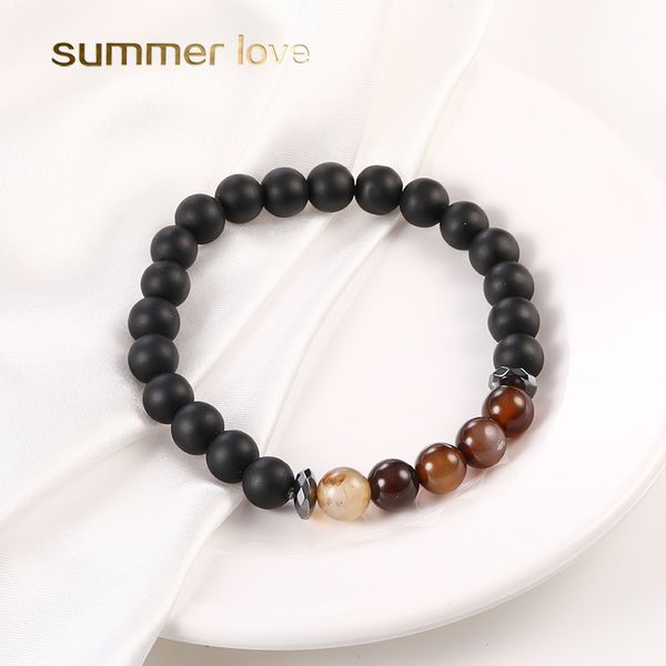 new hematite agate handmade yoga bead bracelet for men 8mm fashion black scrub natural stone energy bracelet elastical jewelry gift
new hematite agate handmade yoga bead bracelet for men 8mm fashion black scrub natural stone energy bracelet elastical jewelry gift