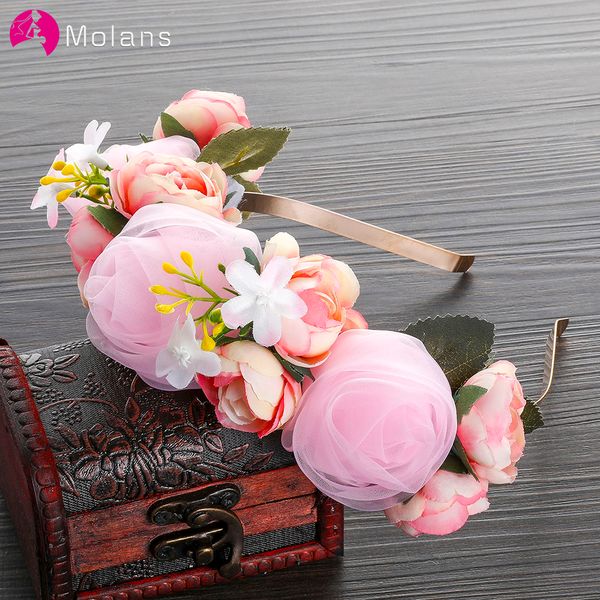 molans lace mesh rose flower crown elegant lady's wedding accessories handmade fabric flower headband headpiece for women&girl
molans lace mesh rose flower crown elegant lady's wedding accessories handmade fabric flower headband headpiece for women&girl