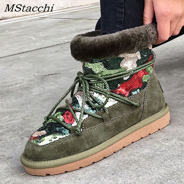 mstacchi 2018 new genuine leather snow boots for women winter warm wool ankle boots cow suede slip on shoes woman, Black
mstacchi 2018 new genuine leather snow boots for women winter warm wool ankle boots cow suede slip on shoes woman, Black